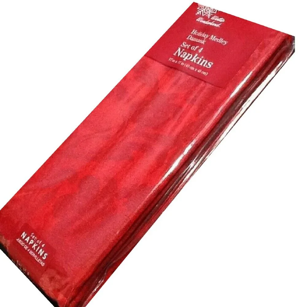 brand new Set: 1 RED Damask Fabric 60